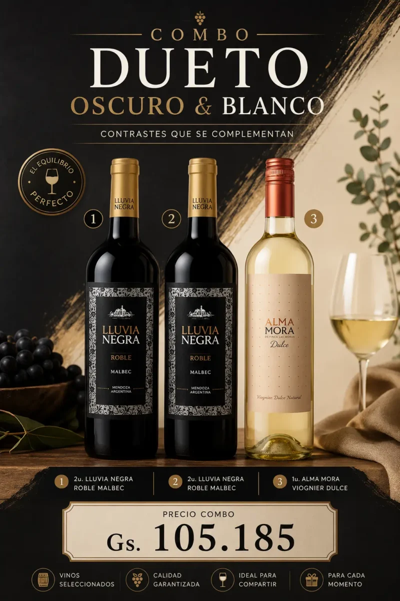 Combo Dueto Oscuro & Blanco